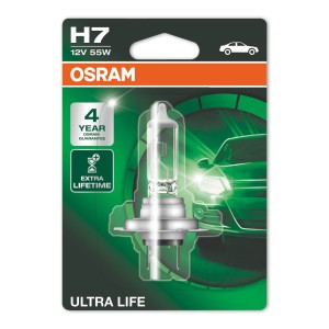 OSRAM Automotive Halogen Lamp ULTRA LIFE H7 - PX26d Automotive Lamp Onetrade